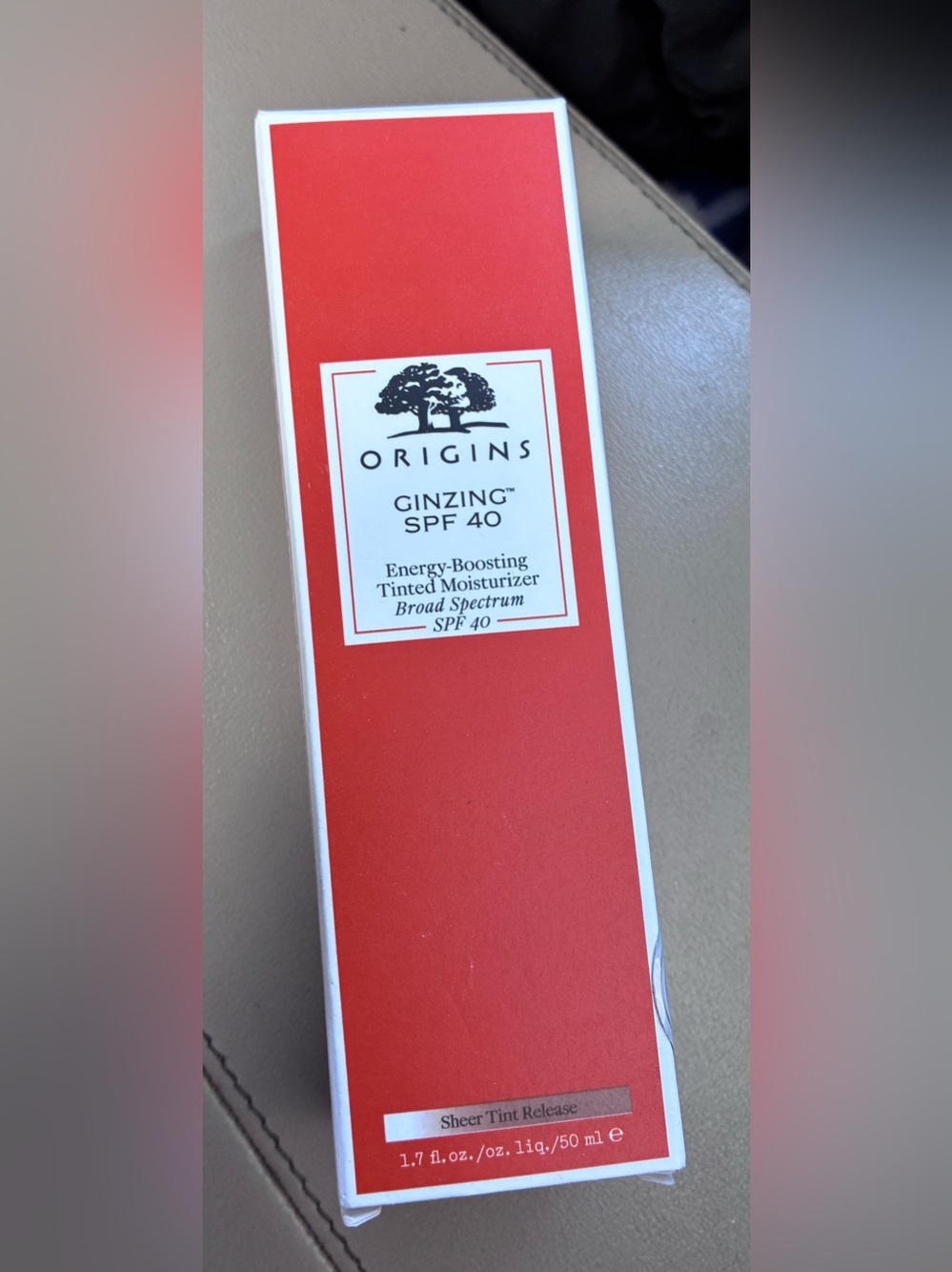 Origins GinZing SPF 40 Tinted Moisturizer 1.7 oz Sheer Tint NEW